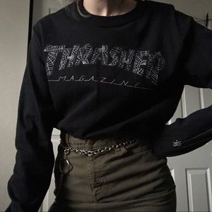 thrasher web long sleeve